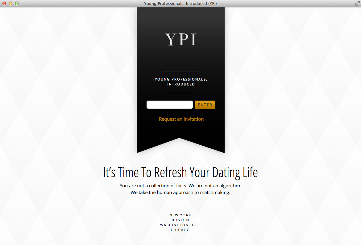 YPI website by mimoYmima